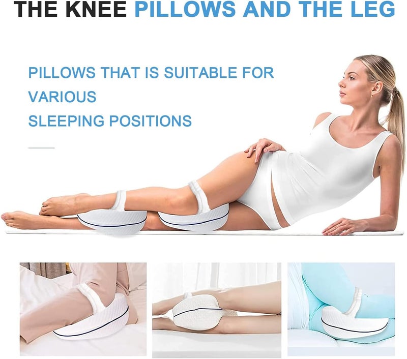 Vertdens Leg Pillow, Knee Pillow for Side Sleepers, Leg Pillows for Sleeping, Knee Cushion for Sleeping,Suitable for Relieving Leg, Back, Knee Pain - Image 5